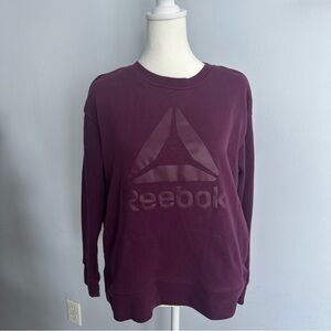 Reebok Men's Crewneck Sweater in Deep Purple